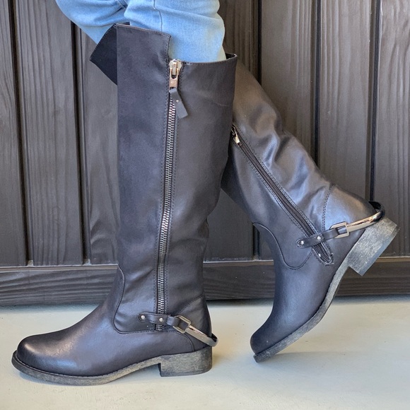 Harness Biker Cowboys Boots - Picture 3 of 8